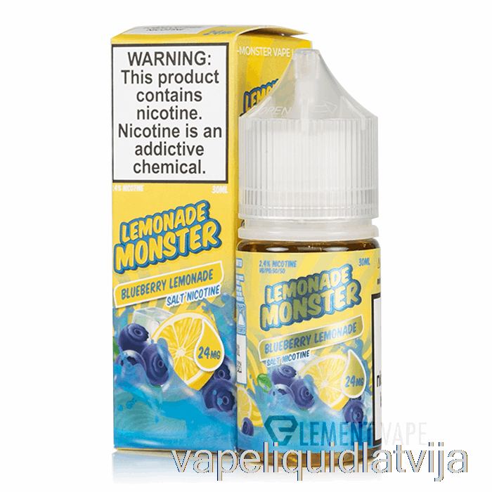 Melleņu Limonāde - Limonādes Monstru Sāļi - 30ml 24mg Vape šķidrums